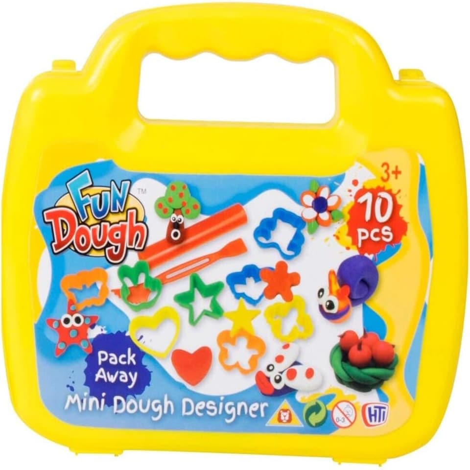 image 1 of Mini Play Dough Designer Set in Carry Case