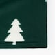 image 3 of OHS Christmas Tree Print Polar Fleece Blanket Throw, 120x150cm - Green