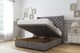 image 2 of Sloomy Dior Slate Naples Ottoman Bed With Mattress With 54" Wingback Headboard 6' Super King
