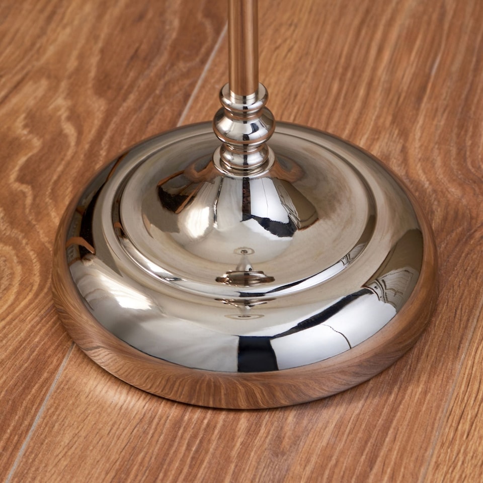 image 1 of Fable Polished Chrome Rechargeable Touch Floor Lamp
