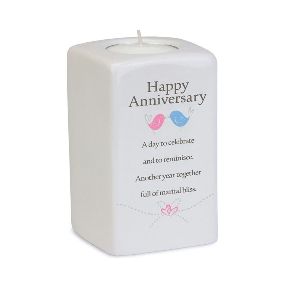 Sentiment Square Holder - Happy Anniversary N/A