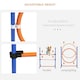 image 8 of PawHut 8 Piece Dog Agility Equipment Set, Outdoor Agility Kit for Pet, Orange