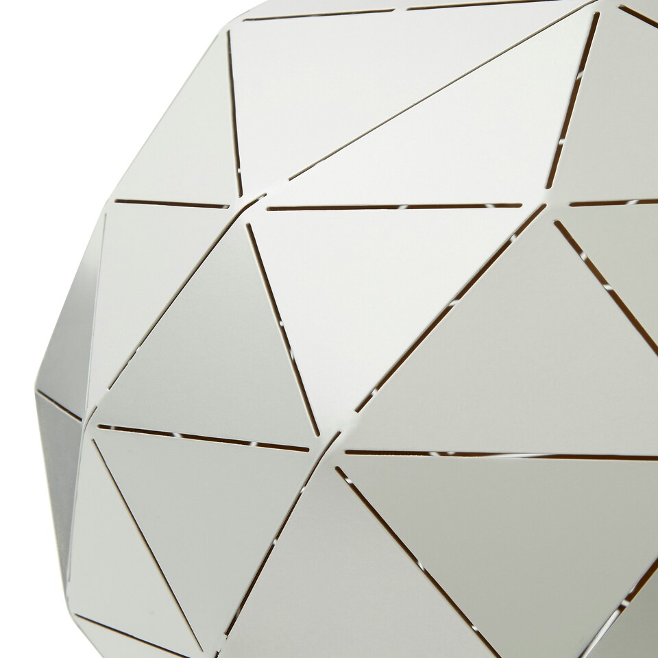 image 1 of Interiors by Premier Small Silver Finish Pendant Light