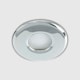 image 3 of ValueLights Pack of 4 Bathroom/Shower/Soffit IP65 Chrome Recessed Ceiling Downlights - Complete with 5w LED Bulbs 3000K Warm White | Chrome