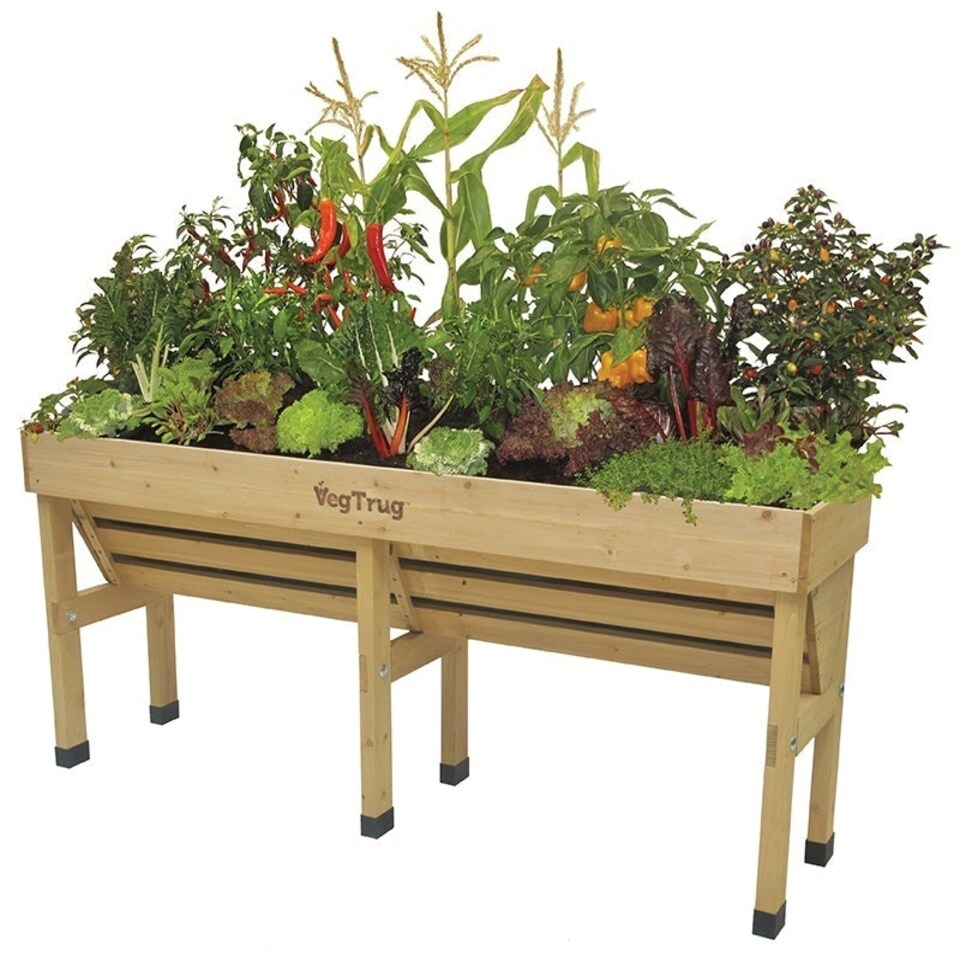 image 1 of Wallhugger Medium Natural Planter Brown