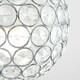image 1 of ValueLights Modern Chrome Globe Ceiling Light Shade With Acrylic Crystal Effect Jewels