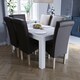 image 6 of Vida Designs Medina 6 Seater Dining Table, White