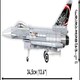 image 3 of Eurofighter Typhoon (Austria) brick plane model - COBI 5850 - 578 bricks