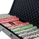 image 6 of Poker Set - 500 Piece Complete With Casino Style Case