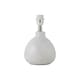 image 3 of First Choice Lighting Tuscan White Ceramic Lamp with Green Pleated Velvet Shade White | Green