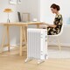 image 10 of VonHaus Oil Filled Radiator 9 Fin Portable Electric Heater
