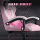 image 6 of Rattantree Reclining PU Leather Gaming Chair With Lumbar Support