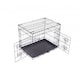 image 6 of 24" Folding Metal Dog Cage Puppy Transport Crate Pet Carrier