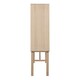 image 3 of Linley Cabinet with 2 doors and 4 shelves in White Oak
