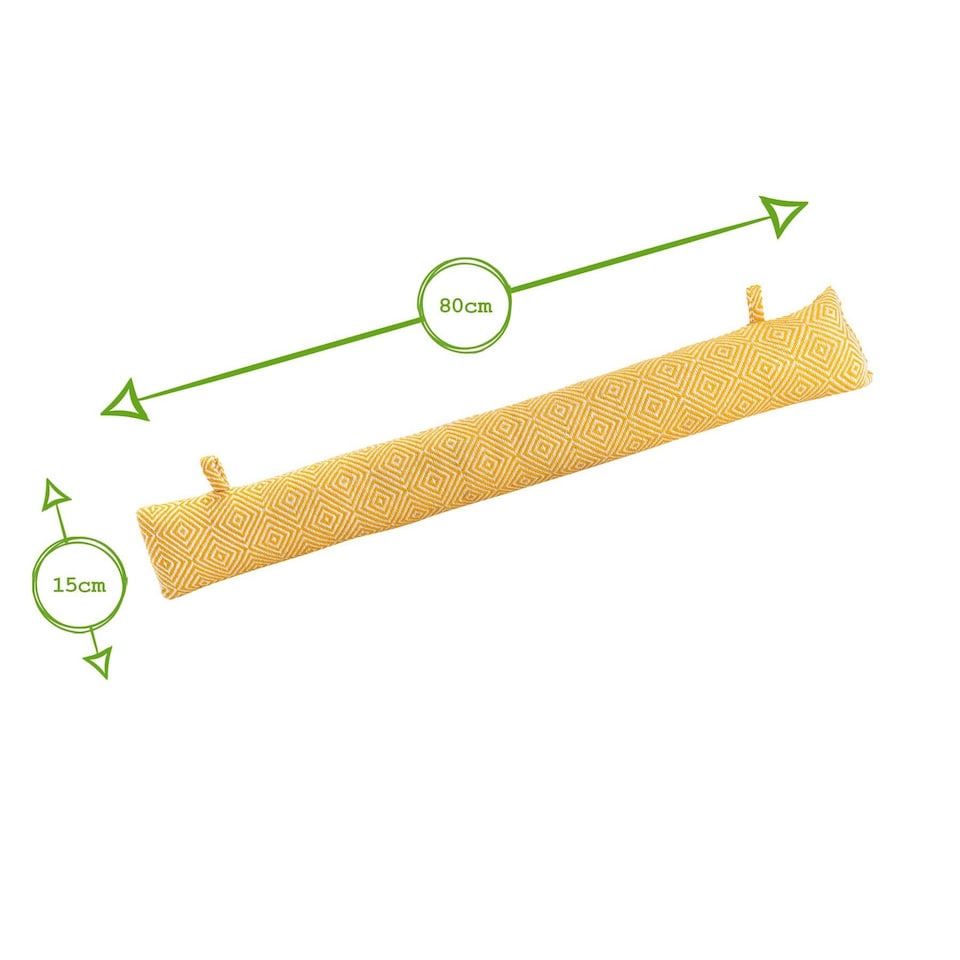 image 1 of Nicola Spring Chevron Draught Excluders - 80cm - Pink - Pack of 2