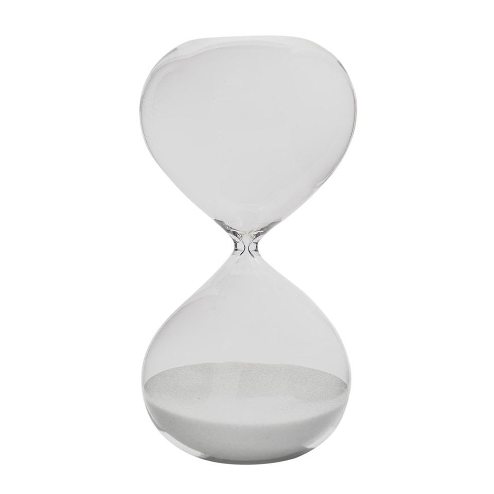 image 1 of Nicola Spring Glass Kitchen Sand Timer - 30 Minutes - Clear