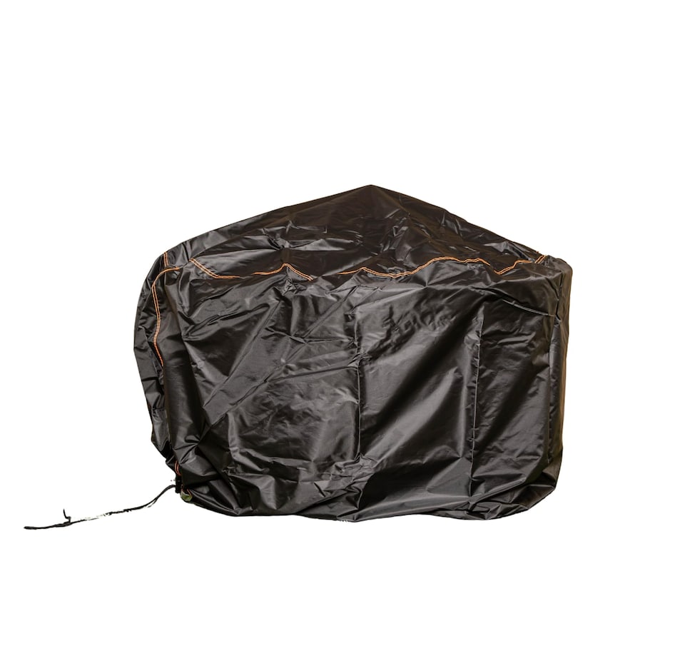 image 1 of Samuel Alexander Heavy Duty Waterproof Anti UV Windproof Outdoor Protective Garden Fire Pit Cover | Black | Black
