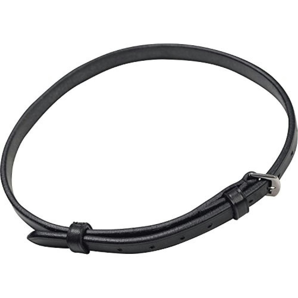 Collegiate Leather Flash Strap IV - Black - Warmblood