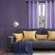 image 6 of Lilac Eyelet Curtains - Thermal Blackout Curtains  - 46 x 72 Inch Drop - 2 Panel | Purple | One Size