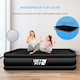 image 9 of Get Fit Air Bed With Built In Electric Pump - Premium King Size - Blow Up Bed With 2 X Free Pillows - Elevated Inflatable Air Mattress | Black | Black Mono | 1