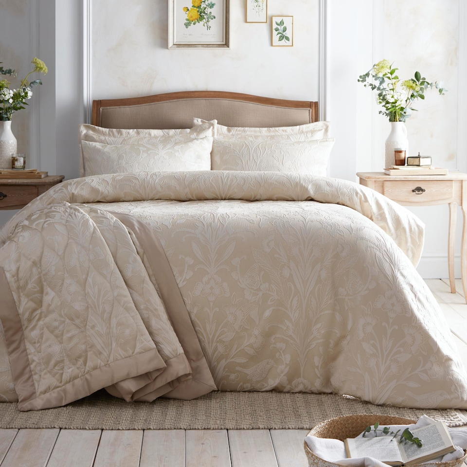 image 1 of Appletree Elysia Duvet Cover Set Champagne