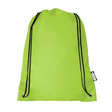 Bullet Oriole Recycled Drawstring Backpack - Lime - One Size