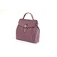 image 3 of Eastern Counties Leather Katrina Leather Buckle Detail Handbag - Grape/Ivory - One Size | Green