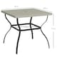 image 5 of Outsunny Garden Dining Table w/ Umbrella Hole, Dining Table for 4