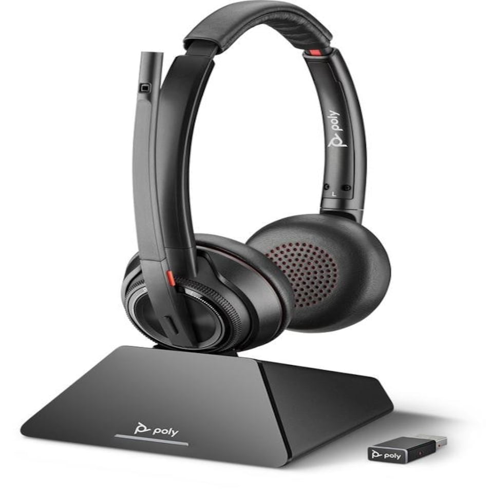 HP Poly Savi 8220 UC Wireless USB-A Headset N/A