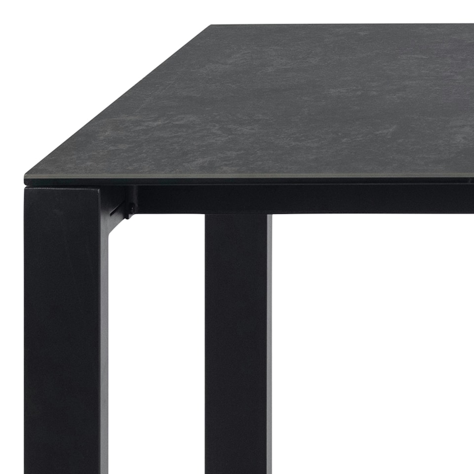 image 1 of Brentford Matt Black Ceramic Dining Table