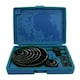 image 3 of 16pc Circular Hole Saw Set Cutter with Arbor and Case 19 - 127mm Wood Steel