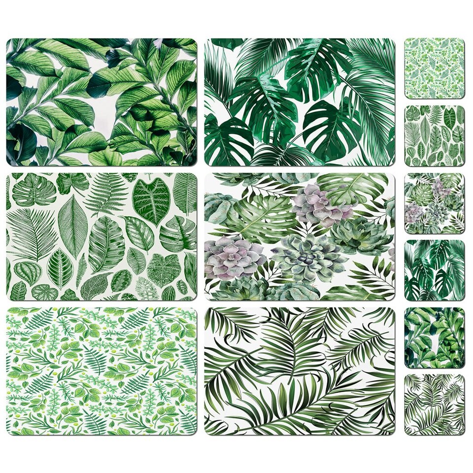 image 1 of Botanical Summer Collection (Placemat & Coaster Set)