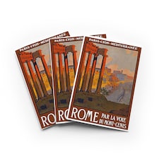 Rome Forum Italy Greeting Card Historic Travel Set of 3 Blank 5x7 Inch 13x18 cm