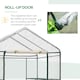 image 10 of Outsunny Walk In Greenhouse Garden Clear PVC Frame Shelves Reinforced Plant Grow