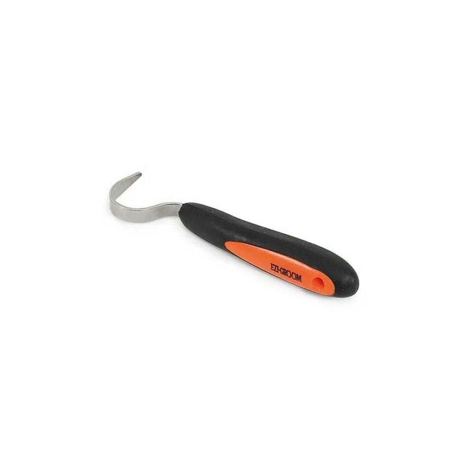 Ezi-Groom Horse Hoof Pick - Orange - One Size