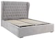 image 2 of Dakota Ottoman Storage Bed Double Platinum | Grey | Platinum