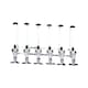 image 2 of Oypla 6 Bottle Wall Mounted Spirit Drink Dispenser Bar Shot Optics Measurer