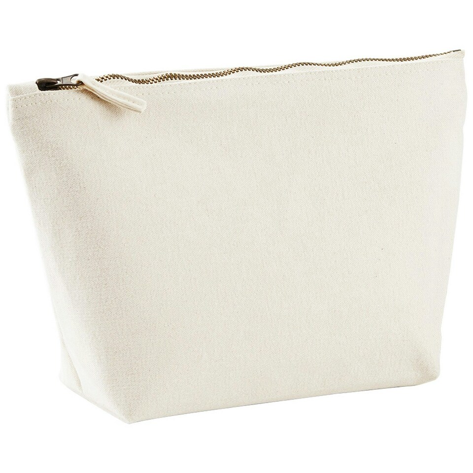 image 1 of Westford Mill Canvas Accessory Bag - Natural - L Cream