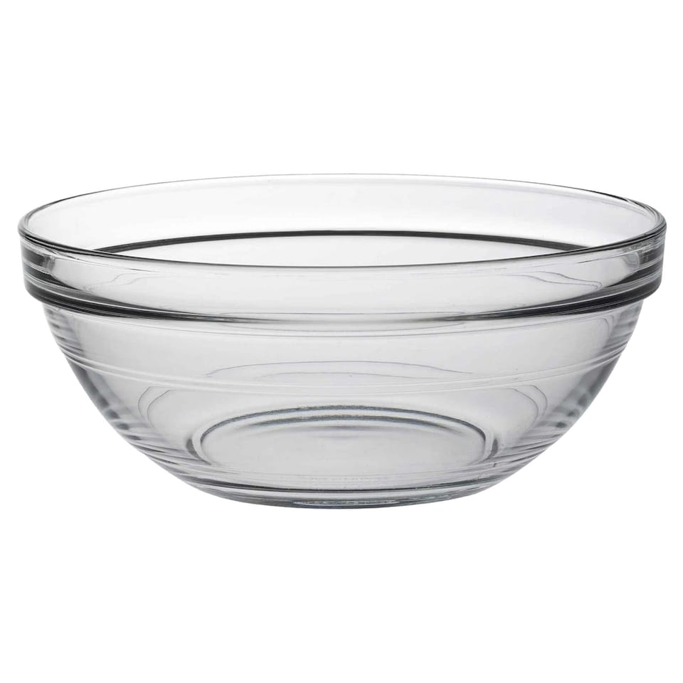 image 1 of Duralex Lys Stacking Glass Cooking / Ingredients / Food Bowl - 17cm Clear