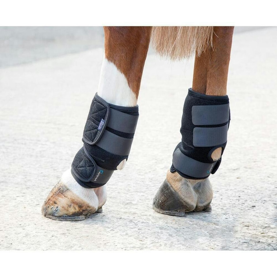 image 1 of ARMA Hot/cold Horse Relief Boots (Pack of 2) - Black - One Size