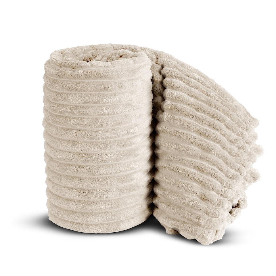 image 1 of Velosso Super Soft Chunky Cord Blanket Throw