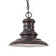 image 1 of Redding Station 1 Light Medium Outdoor Ceiling Chain Lantern Restoration Bronze, E27