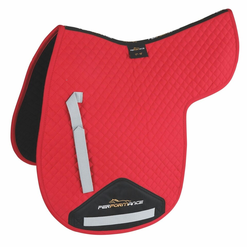 image 1 of Shires Performance Numnah Red | Size: 14 Inch
Colour: Raspberry