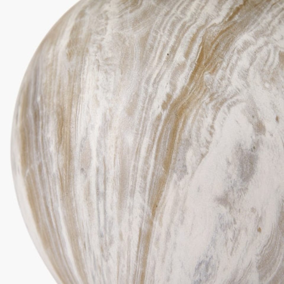 image 1 of Grey Stone Effect Ceramic Table Lamp