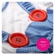 image 4 of Kansas Girl Costume - Dress, Dog, Basket & Brown Plait Wig Blue | 2XL