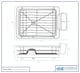 image 8 of Harbour Housewares Metal Kitchen Dish Drainer Rack Cutlery Holder Bowl Plate Drying Rack with Drip Tray