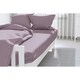 image 2 of Belledorm 400 Thread Count Egyptian Cotton Fitted Sheet - Mulberry - Single