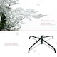 image 6 of HOMCOM 6 Foot Snow Flocked Artificial Christmas Tree Holiday with Pencil Shape
