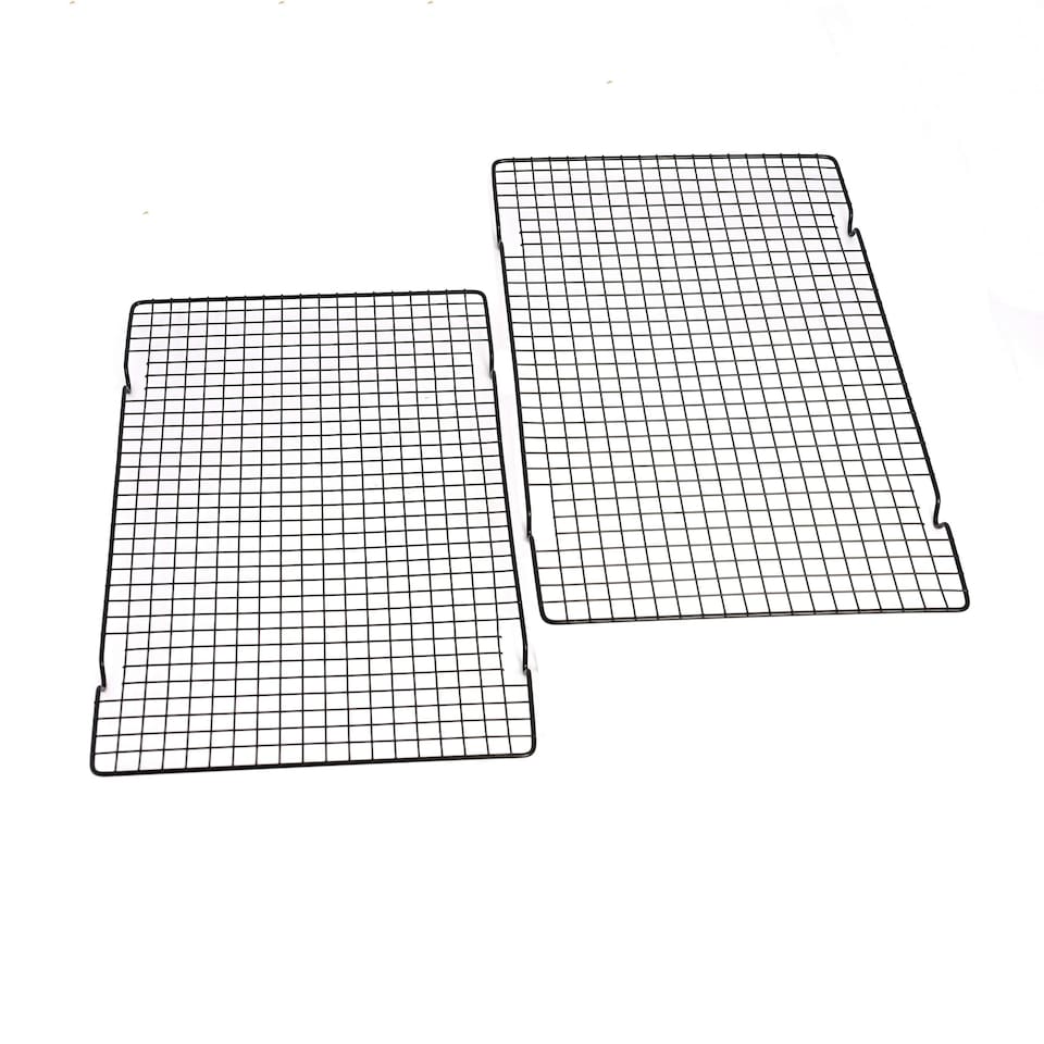 image 1 of Buckingham Pack of 2 Black Cooling Rack 41 cm - Black