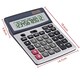 image 2 of Foska 12 Digit Solar Power and Battery Big Desktop Calculator